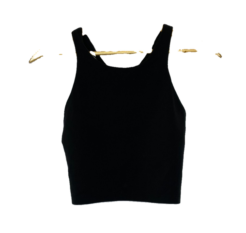 Women's Medium Athleta Black Soutien Gorge Long Purpose Sports Bra Top